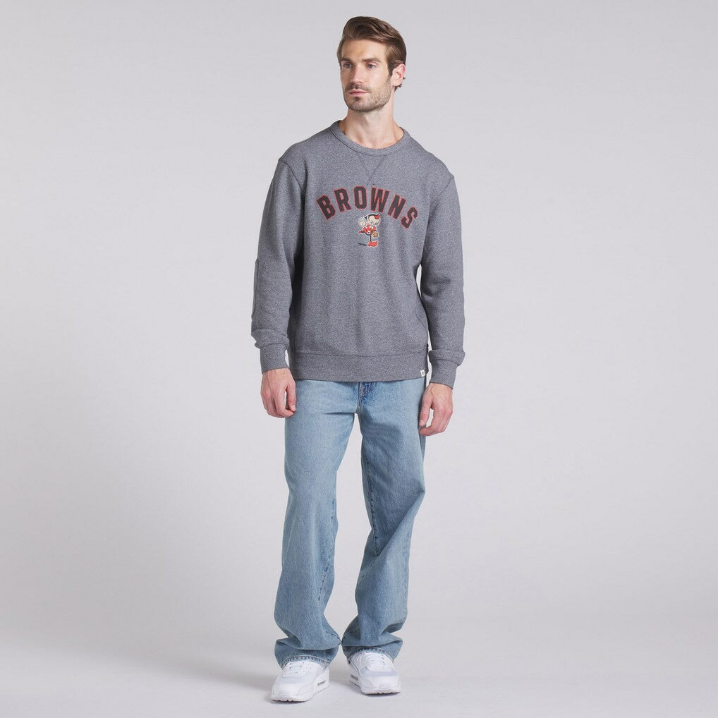 Cleveland Browns Loop Terry Pullover Sweatshirt - Heather Gray sale