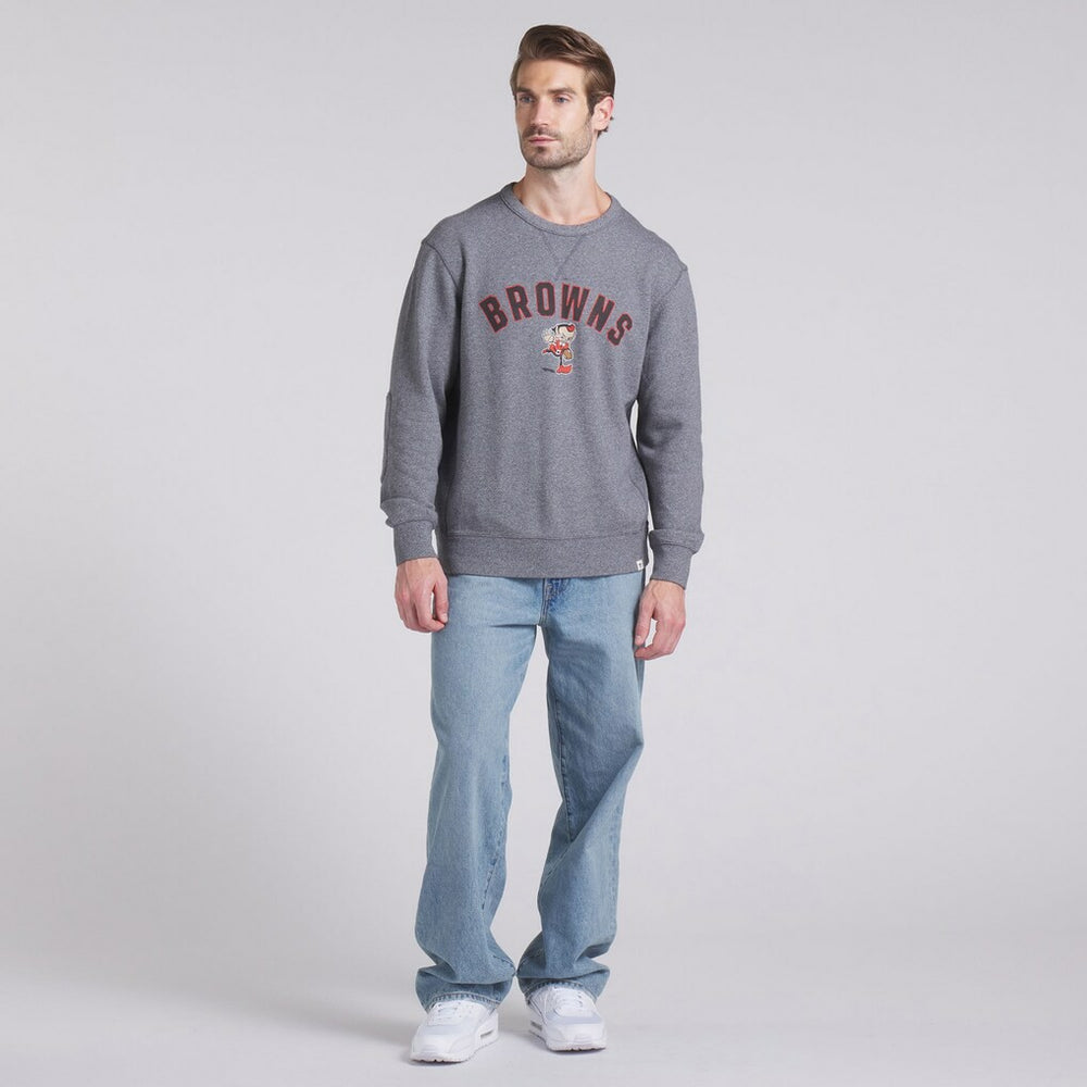 Cleveland Browns Loop Terry Pullover Sweatshirt - Heather Gray sale