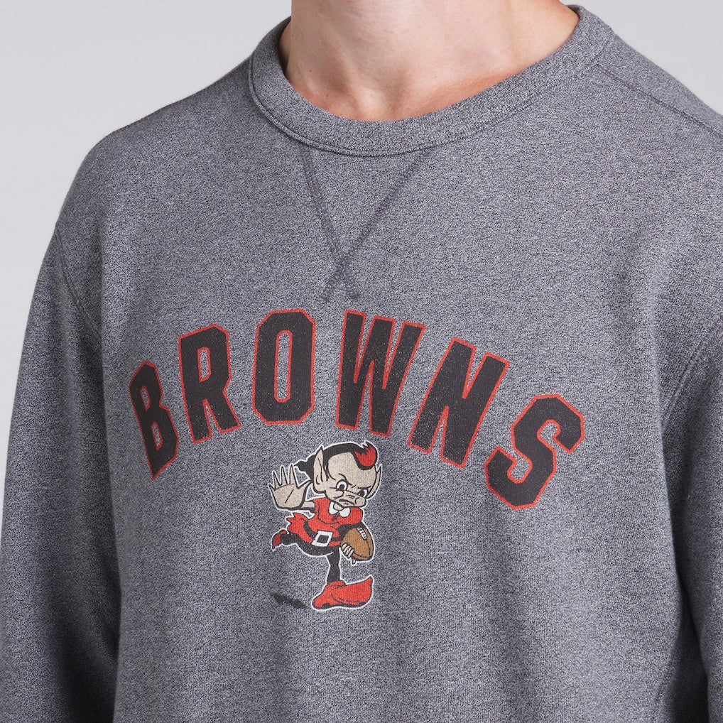 Cleveland Browns Loop Terry Pullover Sweatshirt - Heather Gray sale