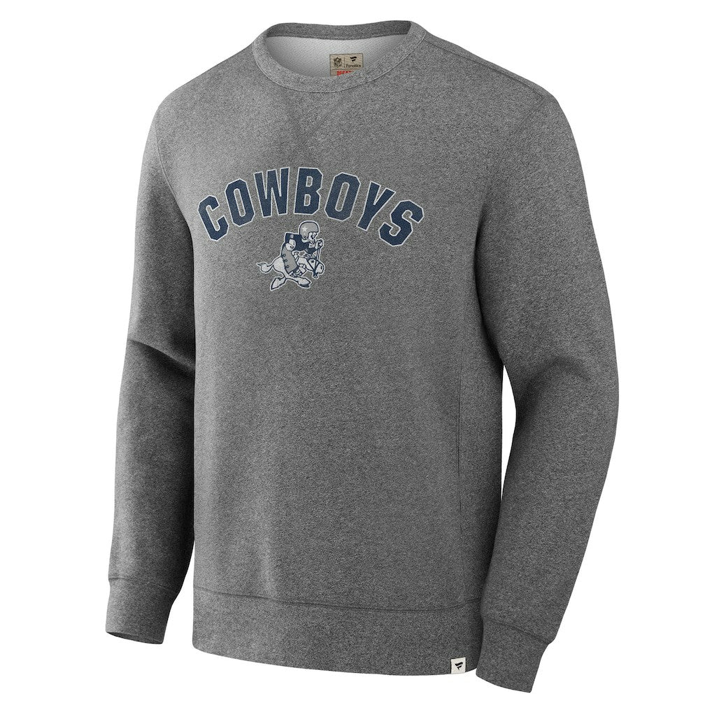 Dallas Cowboys Loop Terry Pullover Sweatshirt - Heather Gray sale