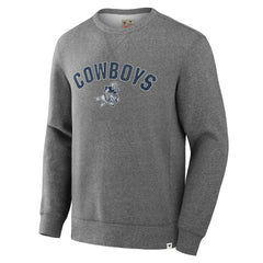 Dallas Cowboys Loop Terry Pullover Sweatshirt - Heather Gray sale