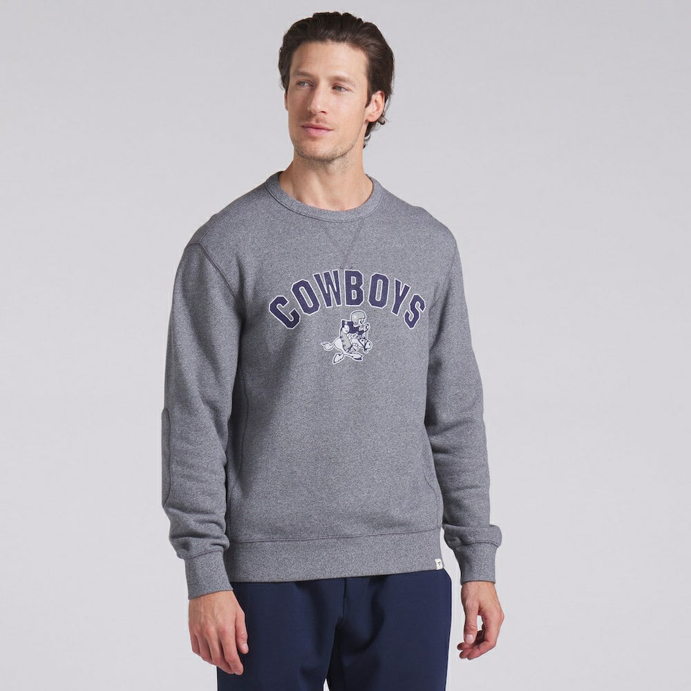 Dallas Cowboys Loop Terry Pullover Sweatshirt - Heather Gray sale