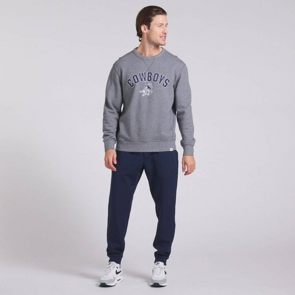 Dallas Cowboys Loop Terry Pullover Sweatshirt - Heather Gray sale