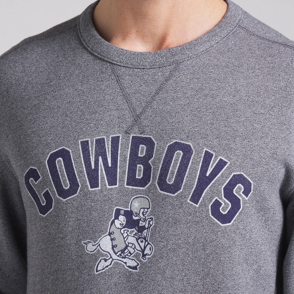 Dallas Cowboys Loop Terry Pullover Sweatshirt - Heather Gray sale