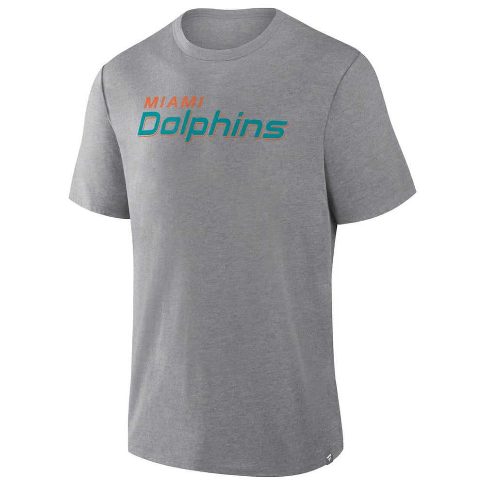 Miami Dolphins Pass Rush Tri-Blend T-Shirt - Heather Gray on sale