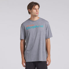 Miami Dolphins Pass Rush Tri-Blend T-Shirt - Heather Gray on sale