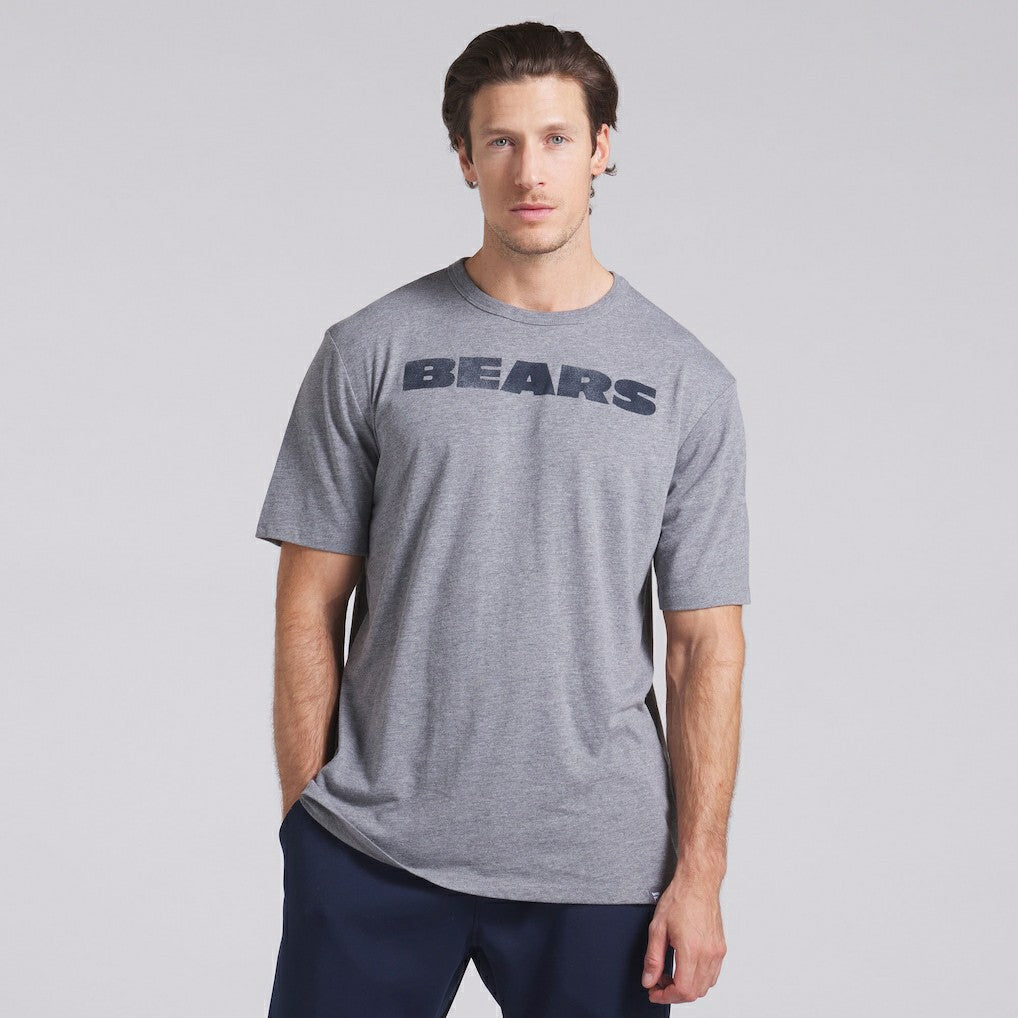 Chicago Bears Pass Rush Tri-Blend T-Shirt - Heather Gray sale