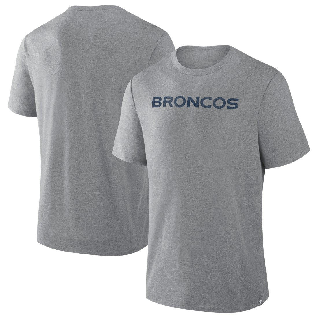 Denver Broncos Pass Rush Tri-Blend T-Shirt - Heather Gray sale