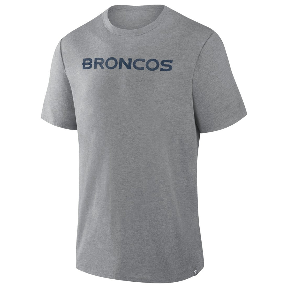 Denver Broncos Pass Rush Tri-Blend T-Shirt - Heather Gray sale