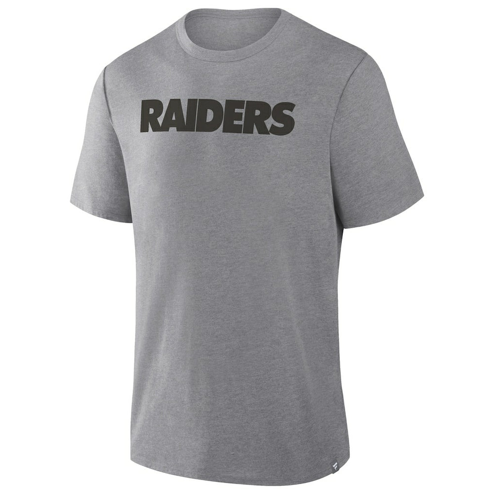 Las Vegas Raiders Pass Rush Tri-Blend T-Shirt - Heather Gray outlet