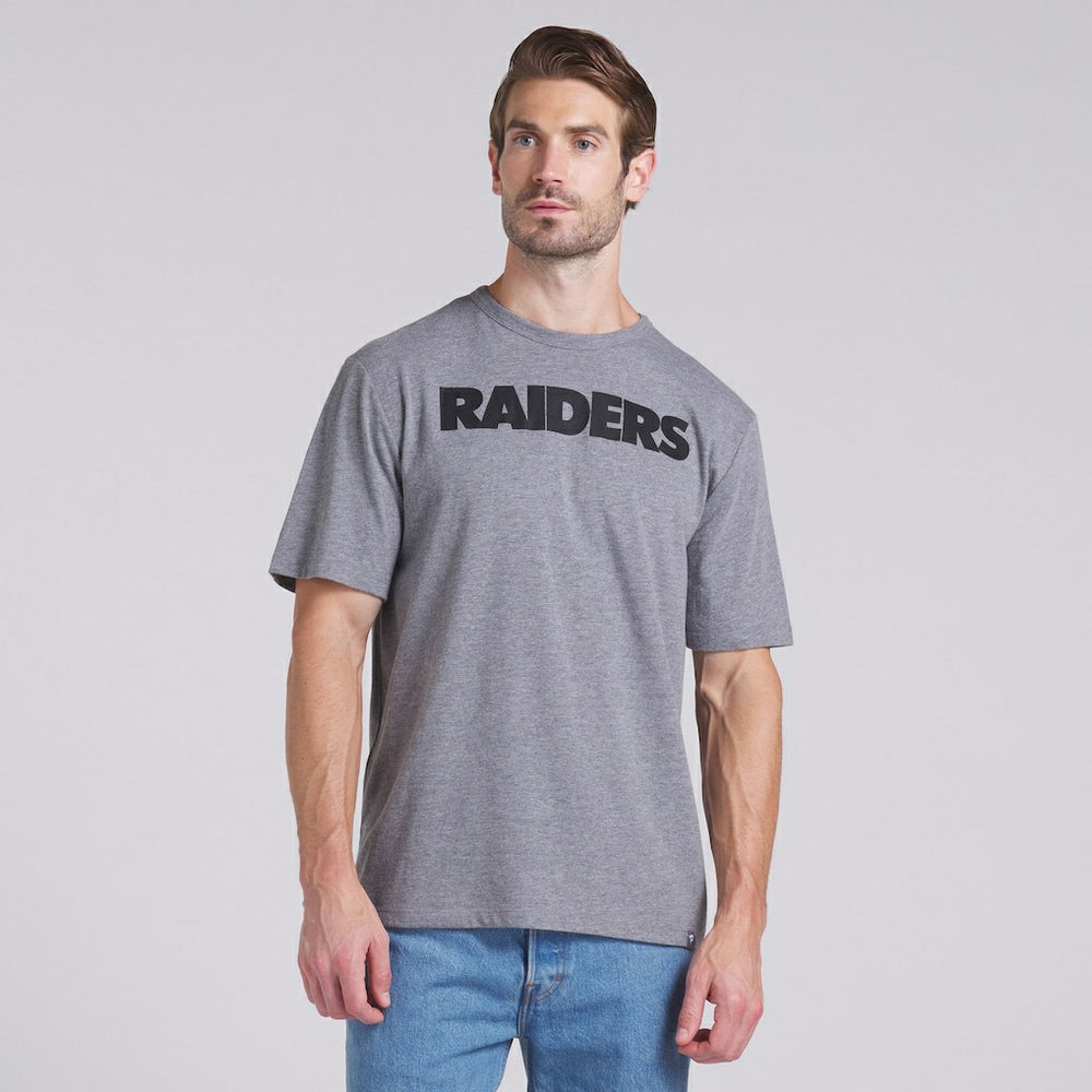 Las Vegas Raiders Pass Rush Tri-Blend T-Shirt - Heather Gray outlet