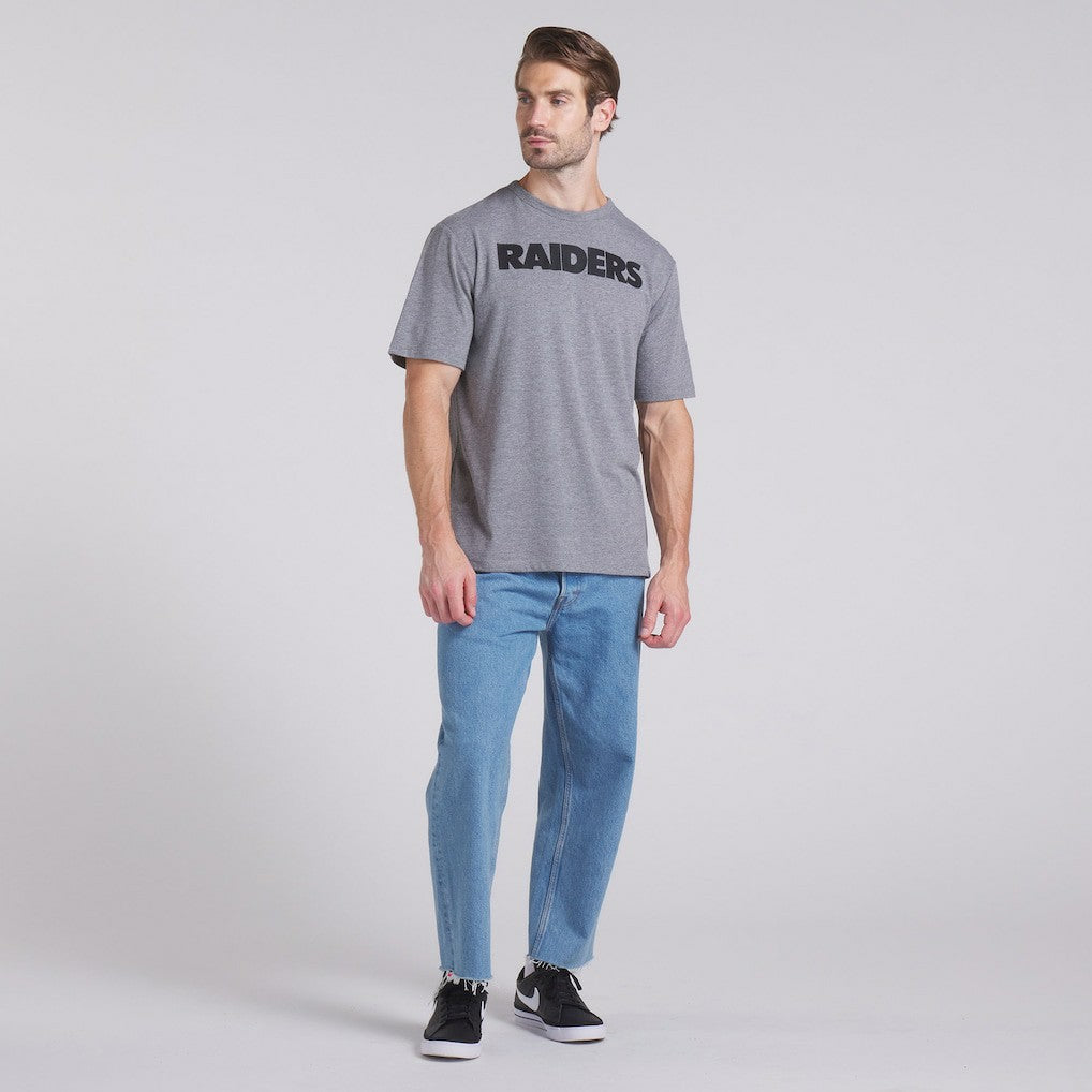 Las Vegas Raiders Pass Rush Tri-Blend T-Shirt - Heather Gray outlet