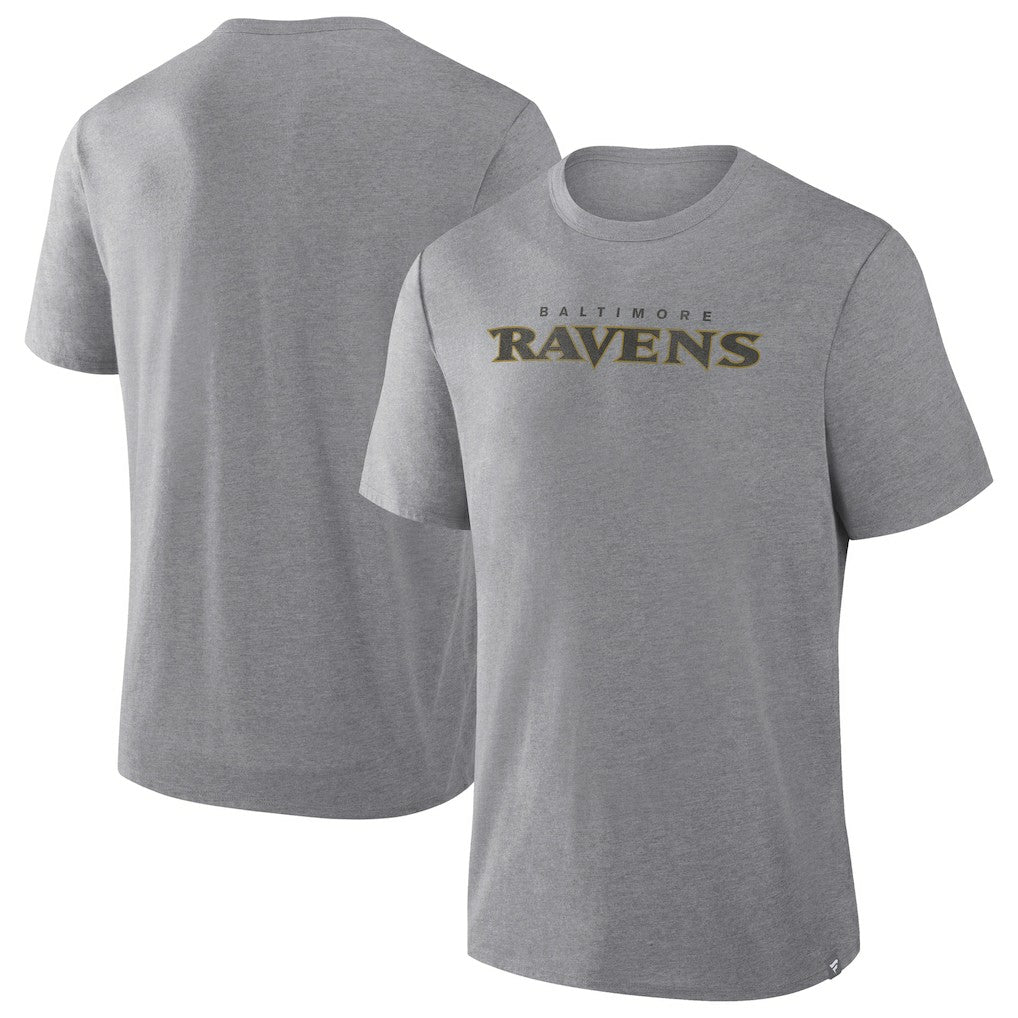 Baltimore Ravens Pass Rush Tri-Blend T-Shirt - Heather Gray for sale