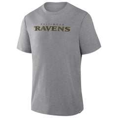 Baltimore Ravens Pass Rush Tri-Blend T-Shirt - Heather Gray for sale