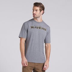 Baltimore Ravens Pass Rush Tri-Blend T-Shirt - Heather Gray for sale
