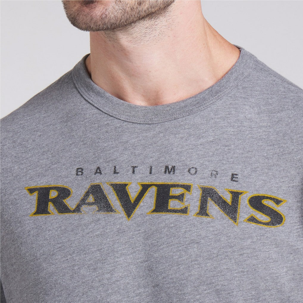 Baltimore Ravens Pass Rush Tri-Blend T-Shirt - Heather Gray for sale