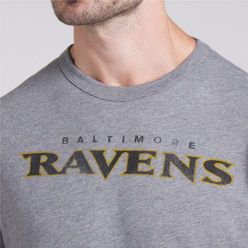 Baltimore Ravens Pass Rush Tri-Blend T-Shirt - Heather Gray for sale