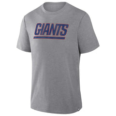 New York Giants Pass Rush Tri-Blend T-Shirt - Heather Gray on sale