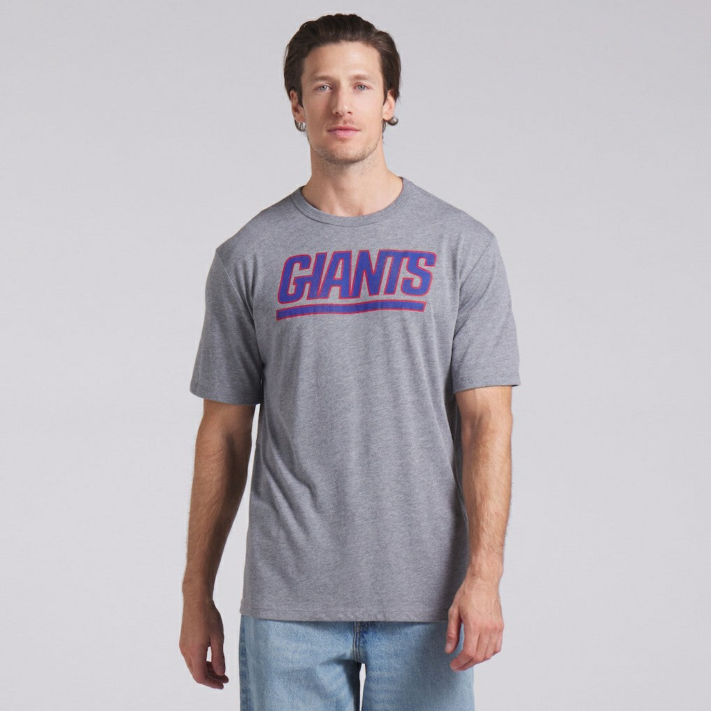 New York Giants Pass Rush Tri-Blend T-Shirt - Heather Gray on sale