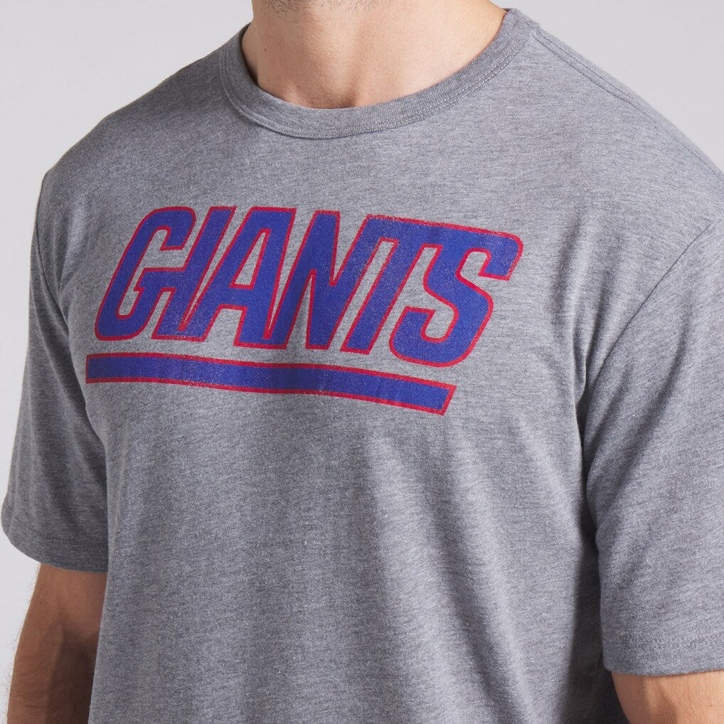 New York Giants Pass Rush Tri-Blend T-Shirt - Heather Gray on sale