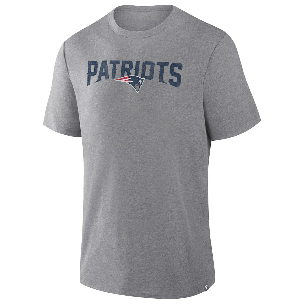 New England Patriots Pass Rush Tri-Blend T-Shirt - Heather Gray cheap