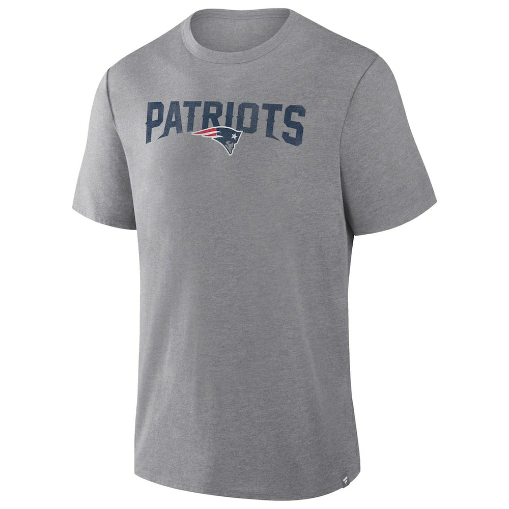 New England Patriots Pass Rush Tri-Blend T-Shirt - Heather Gray cheap