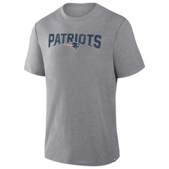 New England Patriots Pass Rush Tri-Blend T-Shirt - Heather Gray cheap