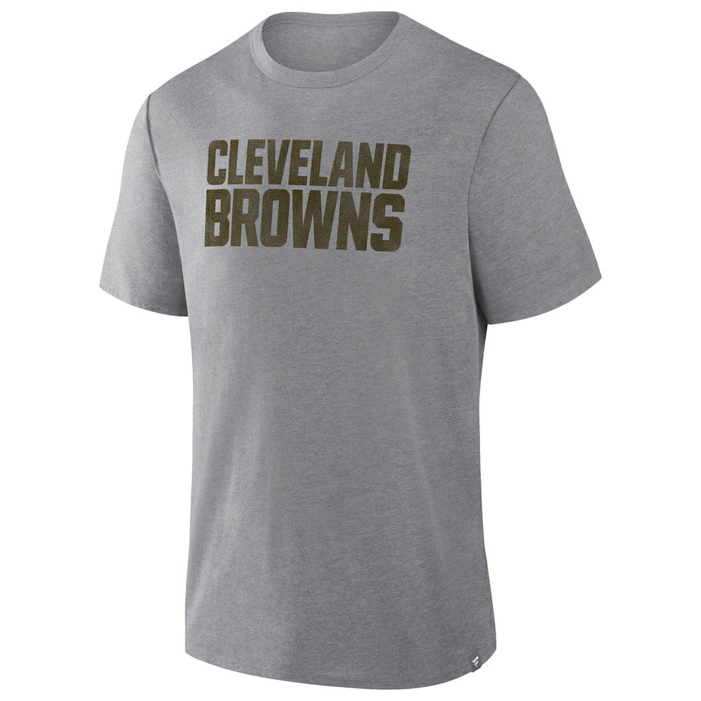 Cleveland Browns Pass Rush Tri-Blend T-Shirt - Heather Gray for sale