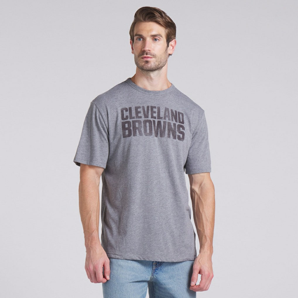 Cleveland Browns Pass Rush Tri-Blend T-Shirt - Heather Gray for sale