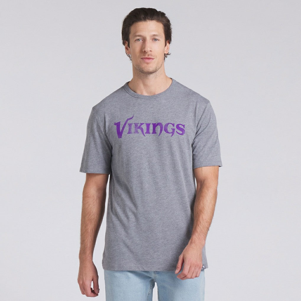 Minnesota Vikings Pass Rush Tri-Blend T-Shirt - Heather Gray cheap