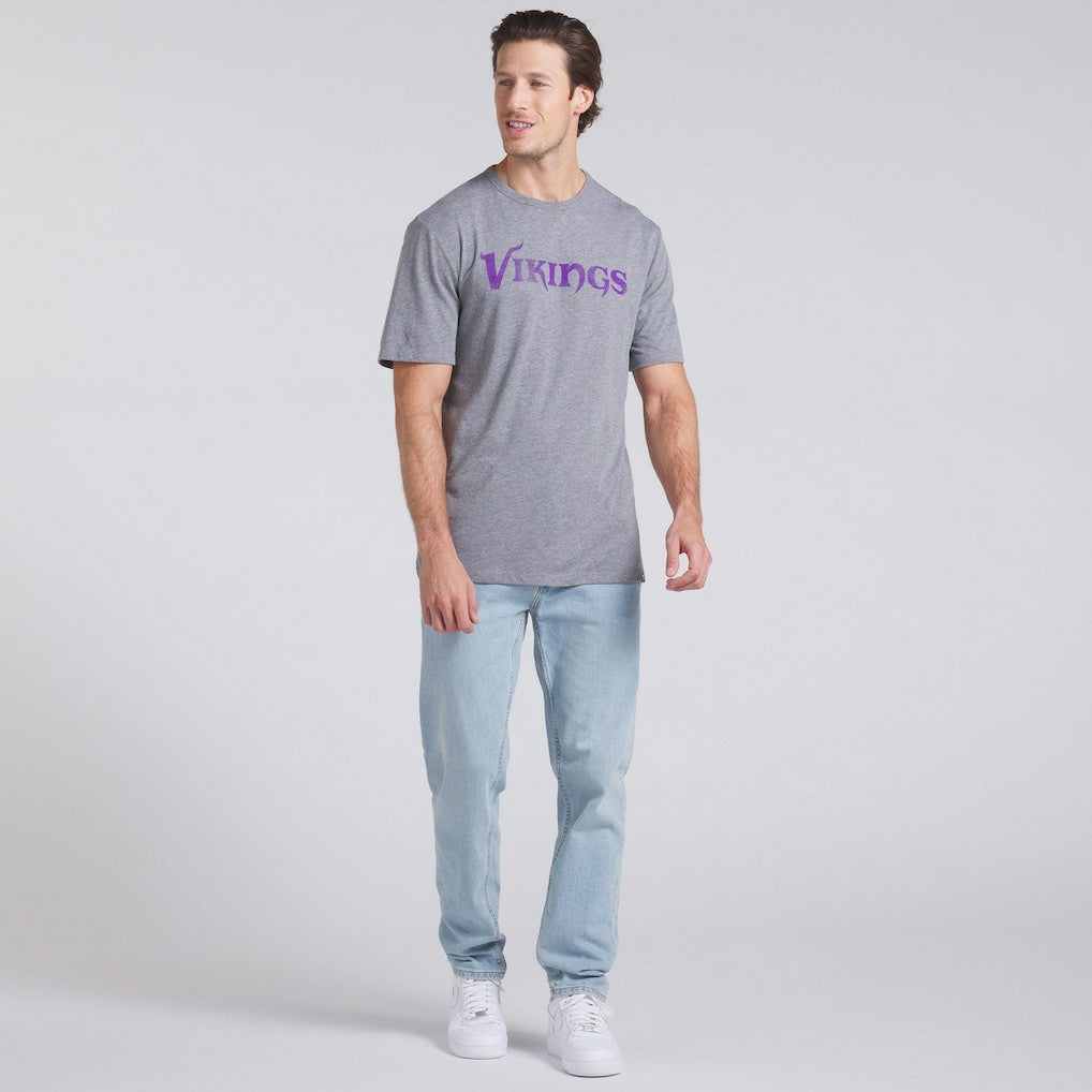 Minnesota Vikings Pass Rush Tri-Blend T-Shirt - Heather Gray cheap