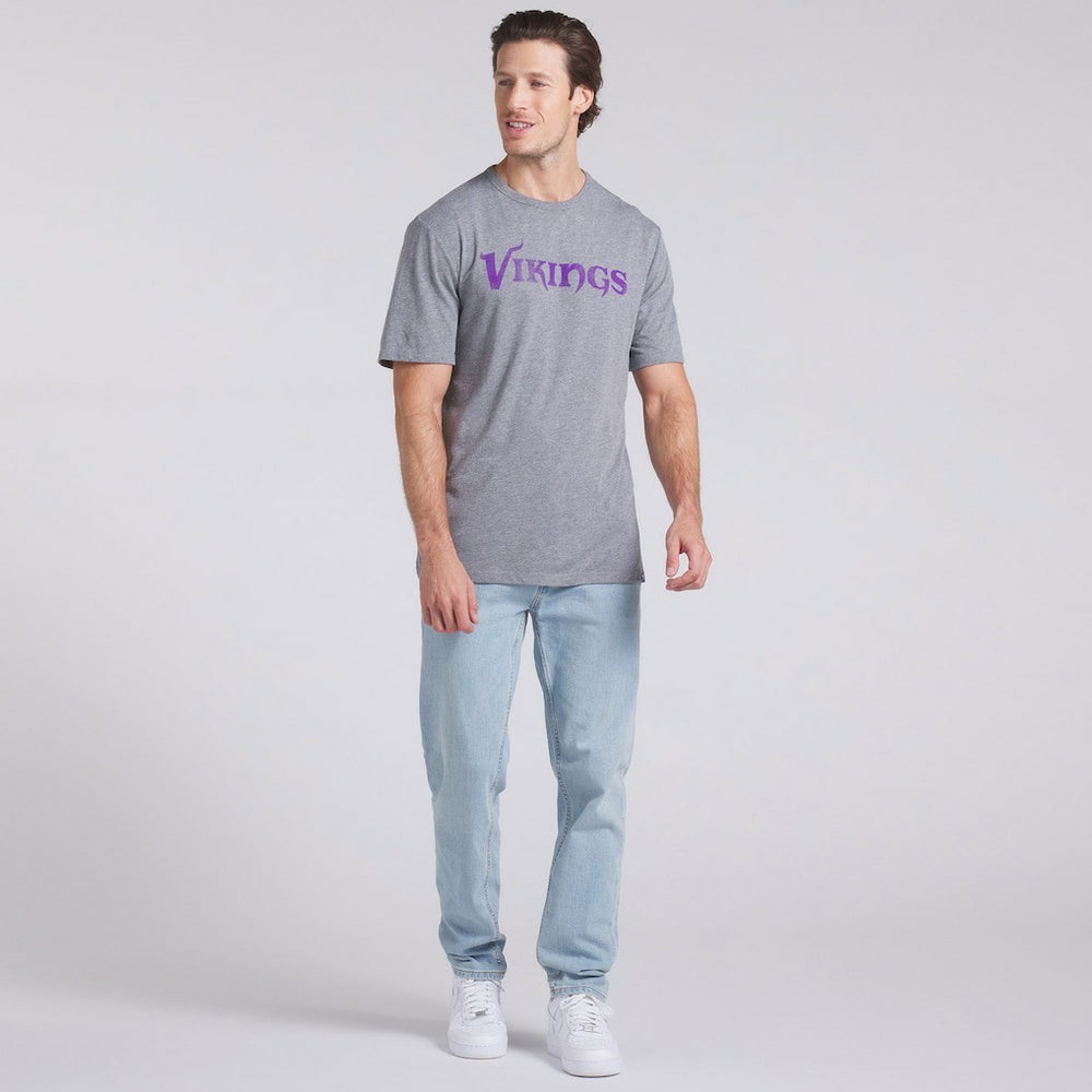 Minnesota Vikings Pass Rush Tri-Blend T-Shirt - Heather Gray cheap