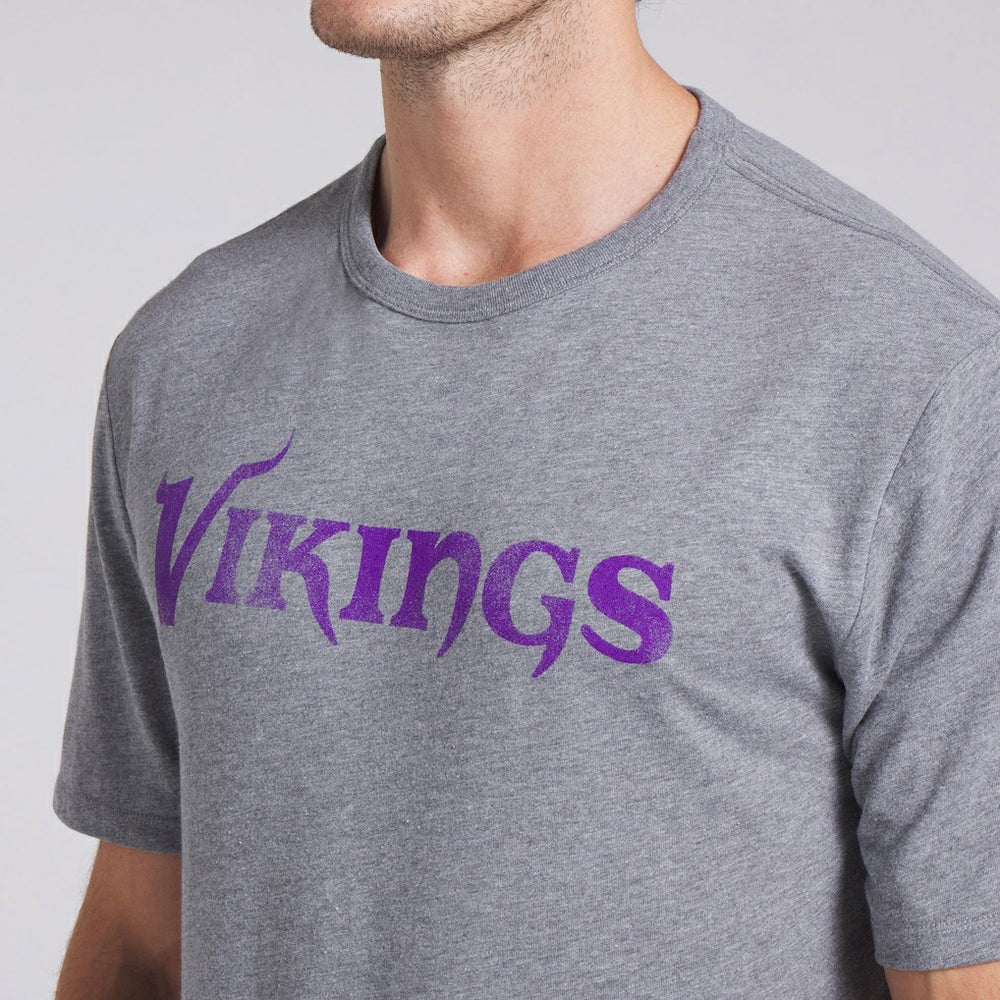 Minnesota Vikings Pass Rush Tri-Blend T-Shirt - Heather Gray cheap