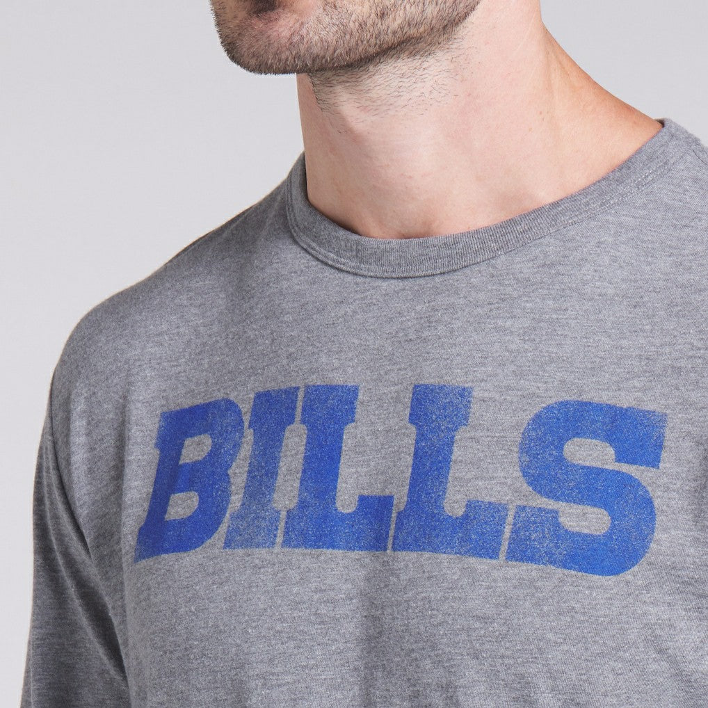 Buffalo Bills Pass Rush Tri-Blend T-Shirt - Heather Gray sale
