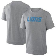 Detroit Lions Pass Rush Tri-Blend T-Shirt - Heather Gray on sale