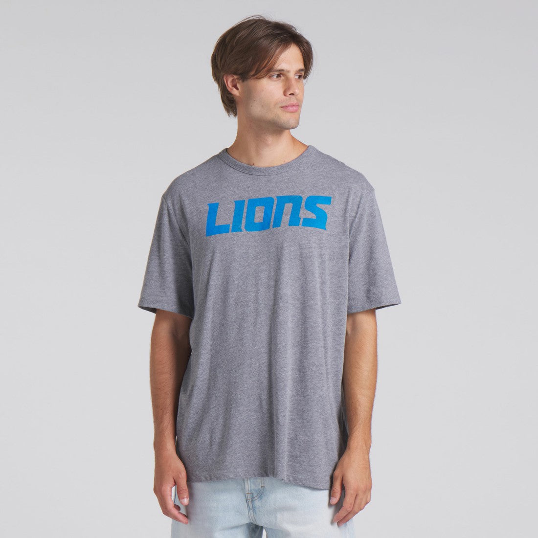 Detroit Lions Pass Rush Tri-Blend T-Shirt - Heather Gray on sale