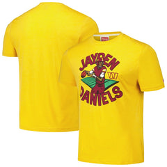Jayden Daniels Washington Commanders Homage Unisex Caricature Player Tri-Blend T-Shirt - Gold sale