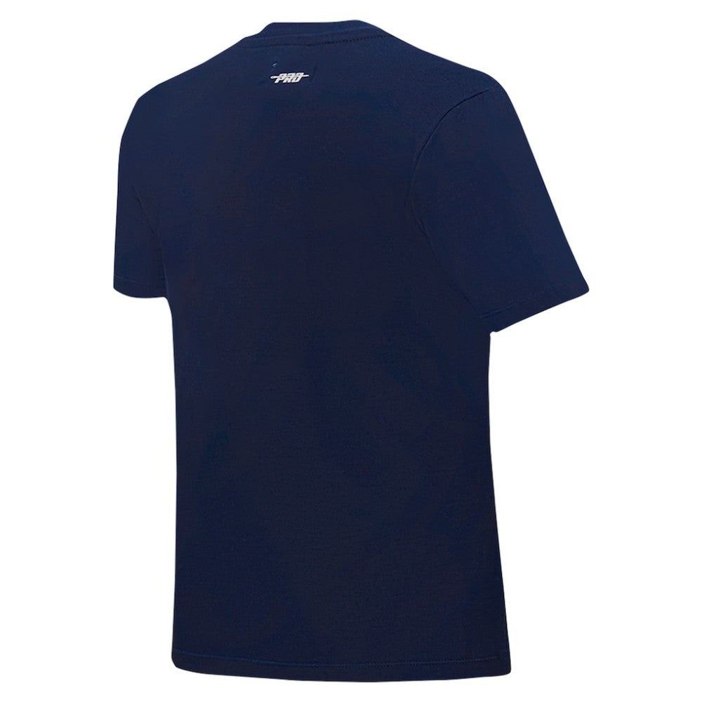Houston Astros Pro Standard Women's Rhinestone Slim Fit T-Shirt Navy