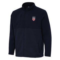 USWNT Antigua Daily Fused Full-Zip Jacket - Navy online