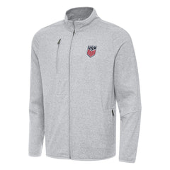 USMNT Antigua Hold-Up Tri-Blend Full-Zip Jacket - Heather Gray cheap