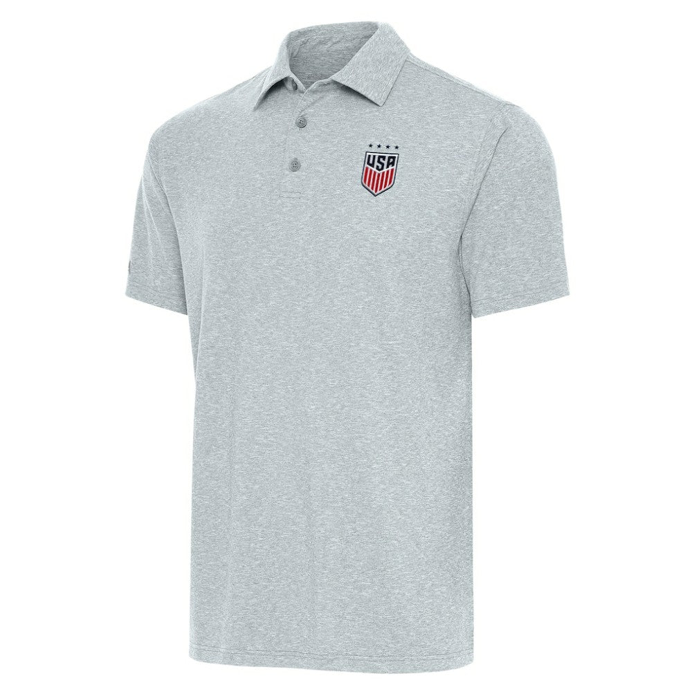 USWNT Antigua Par 3 Polo - Heather Gray outlet