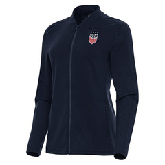 USWNT Antigua Women's Continual Full-Zip Jacket - Navy cheap