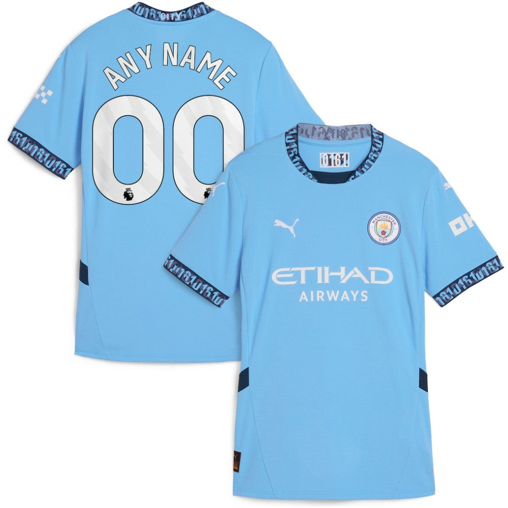 Manchester City Women's 2024/25 Home Replica Custom Jersey - Light Blue discount