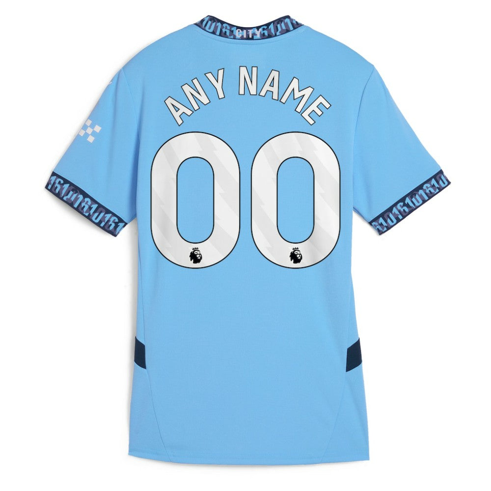 Manchester City Women's 2024/25 Home Replica Custom Jersey - Light Blue discount