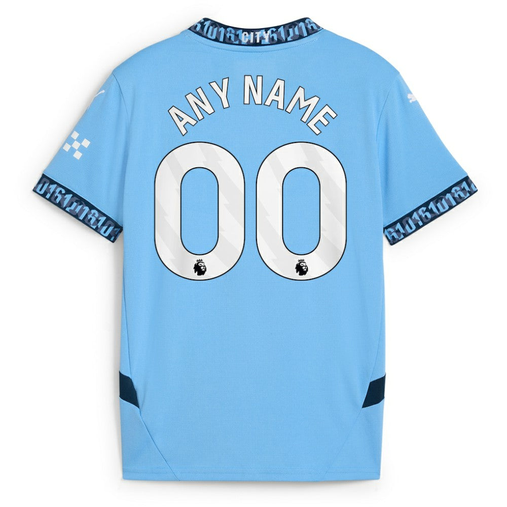 Manchester City Youth 2024/25 Home Replica Custom Jersey - Light Blue on sale