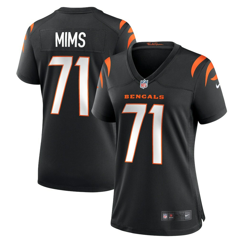 Amarius Mims Cincinnati Bengals Women's Game Jersey - Black on sale