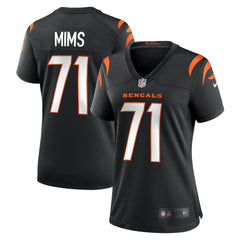 Amarius Mims Cincinnati Bengals Women's Game Jersey - Black on sale