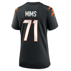 Amarius Mims Cincinnati Bengals Women's Game Jersey - Black on sale