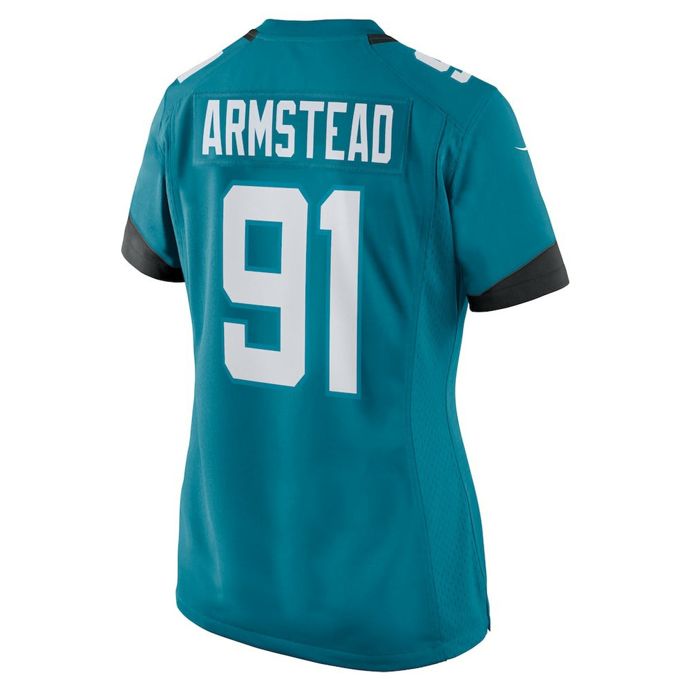 Arik Armstead Jacksonville Jaguars Women's Team Game Jersey - Teal sale