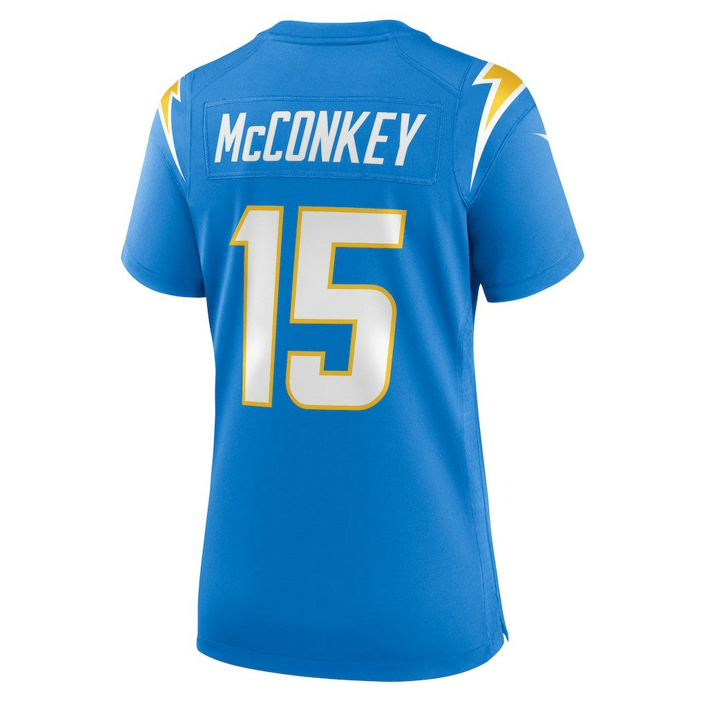 Ladd McConkey Los Angeles Chargers Women's Game Jersey - Powder Blue for sale